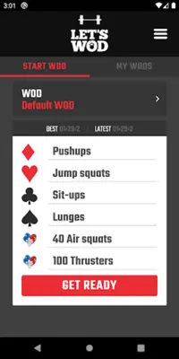 WOD Deck of Cards android App screenshot 3